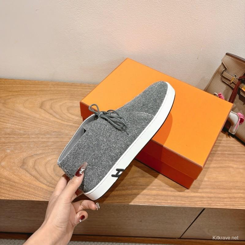 2025 Unisex H Grey Felt Boots AS00380