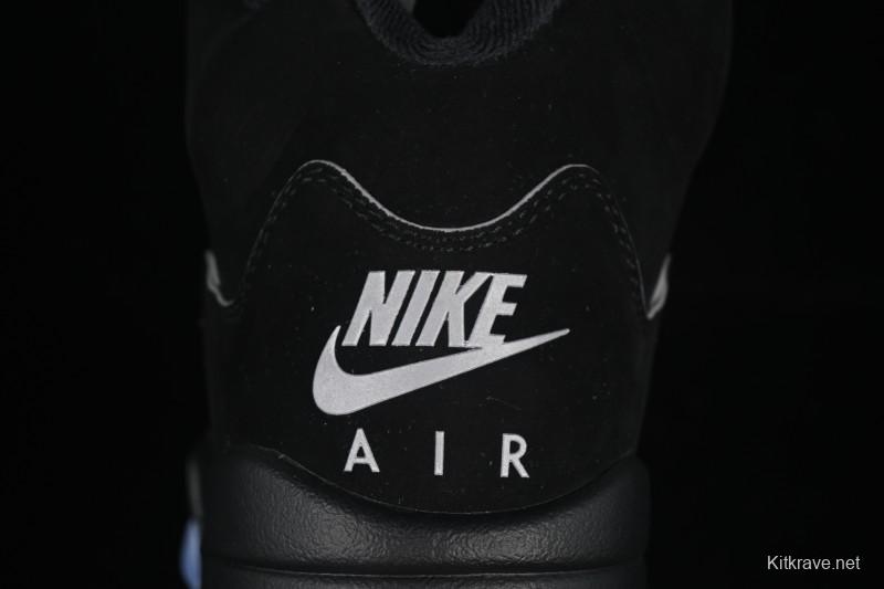 Nike Air Jordan 5 Black Metallic Reimagined Basketball Shoes HF3975-001