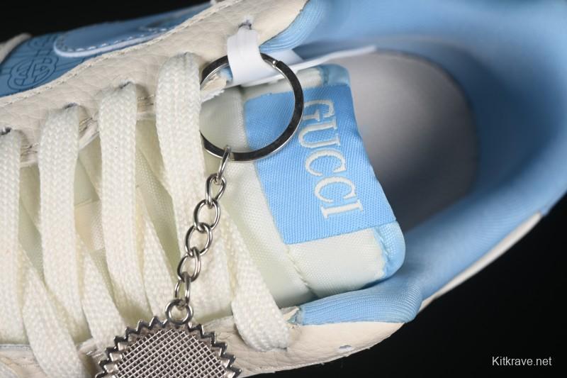 Nike Air Force 1 '07 Low Gucci Collaboration Ice Blue Low-Top Casual Sneakers - DF0188-067