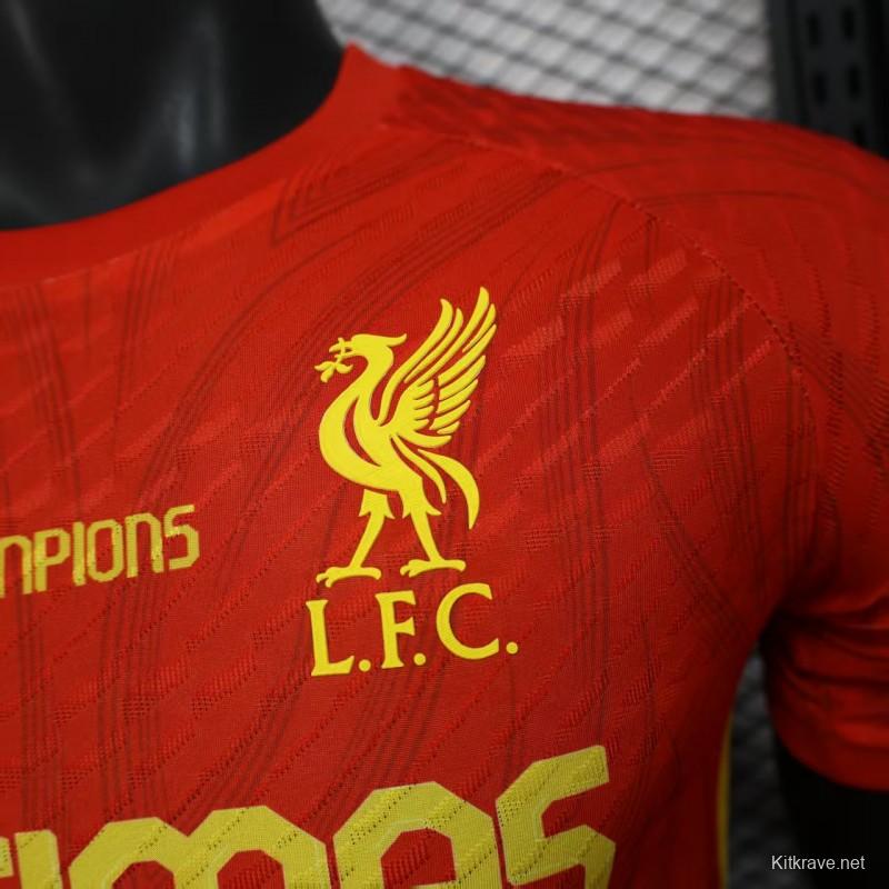 Player Version 25/26 Liverpool 20times Champions Jersey