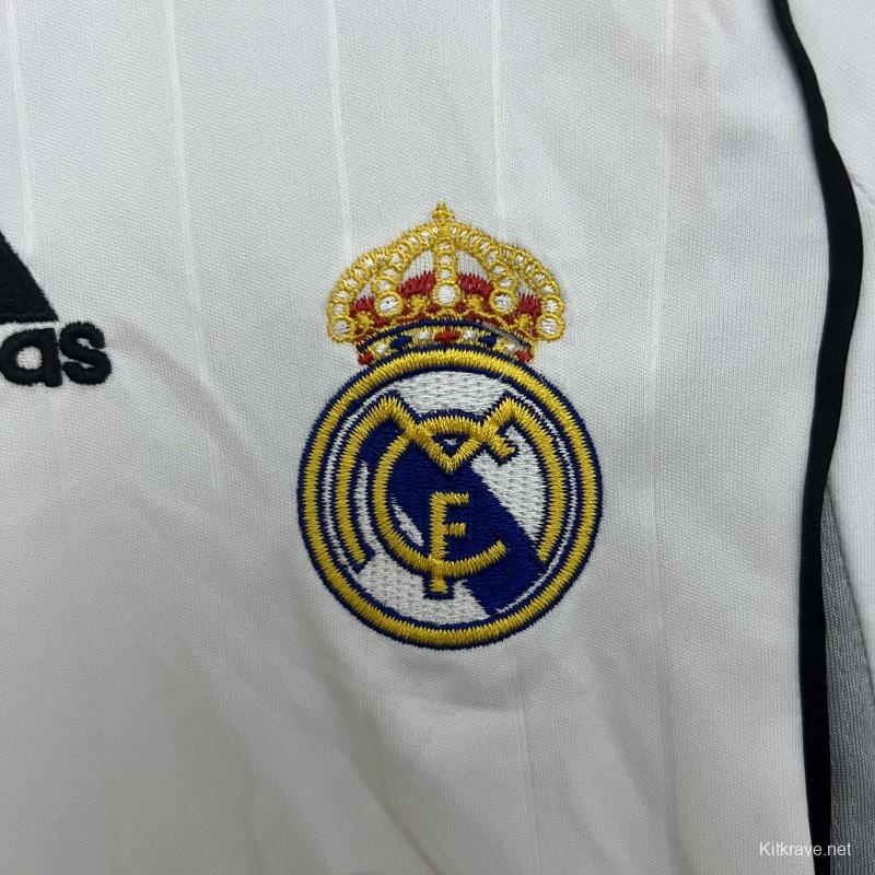 06/07 Kids Real Madrid Home Size 16-28 Jersey