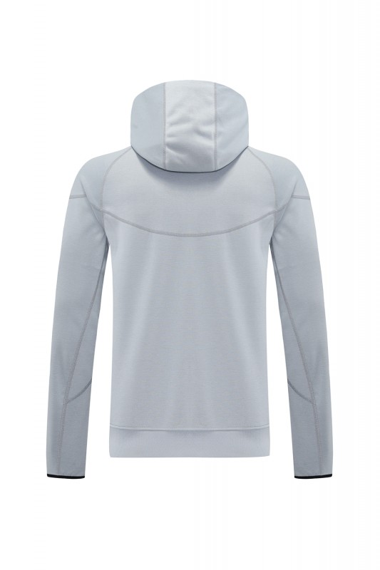 25/26 Barcelona Grey Full Zipper Hoodie Jacket +Long Pants