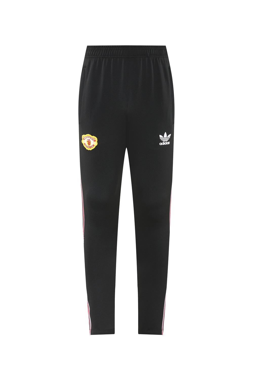 25/26 Manchester United Red/Black Full Zipper Jacket +Long Pants