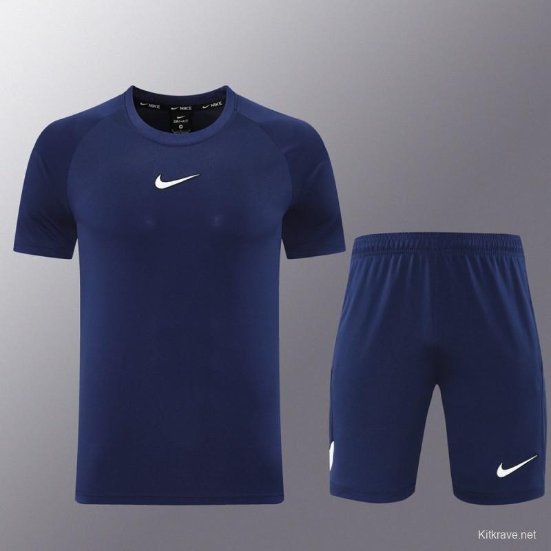25/26 Nike Navy Short Sleeve Jersey+Shorts