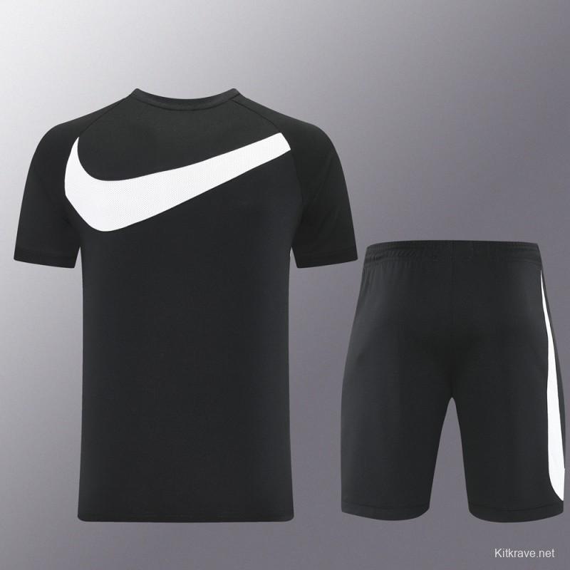 25/26 Nike Black Short Sleeve Jersey+Shorts