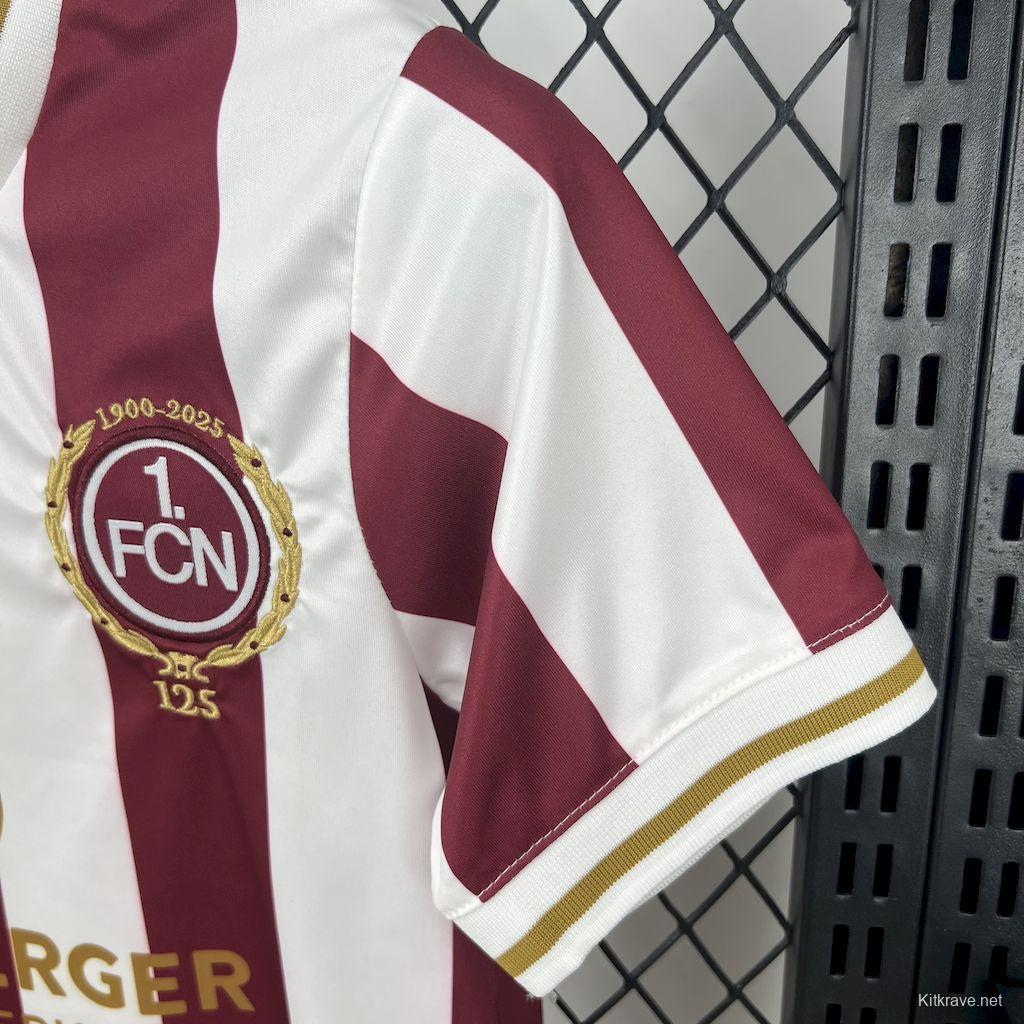 2025/26 Kids 1. FC Nurnberg 125th Anniversary Kit