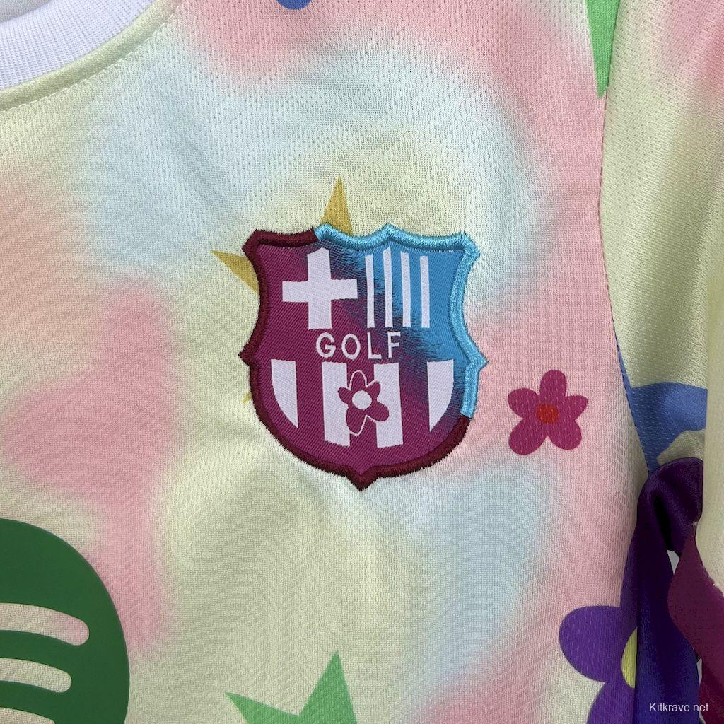2025/26 KidsBarcelona Flower Special Edition Jersey