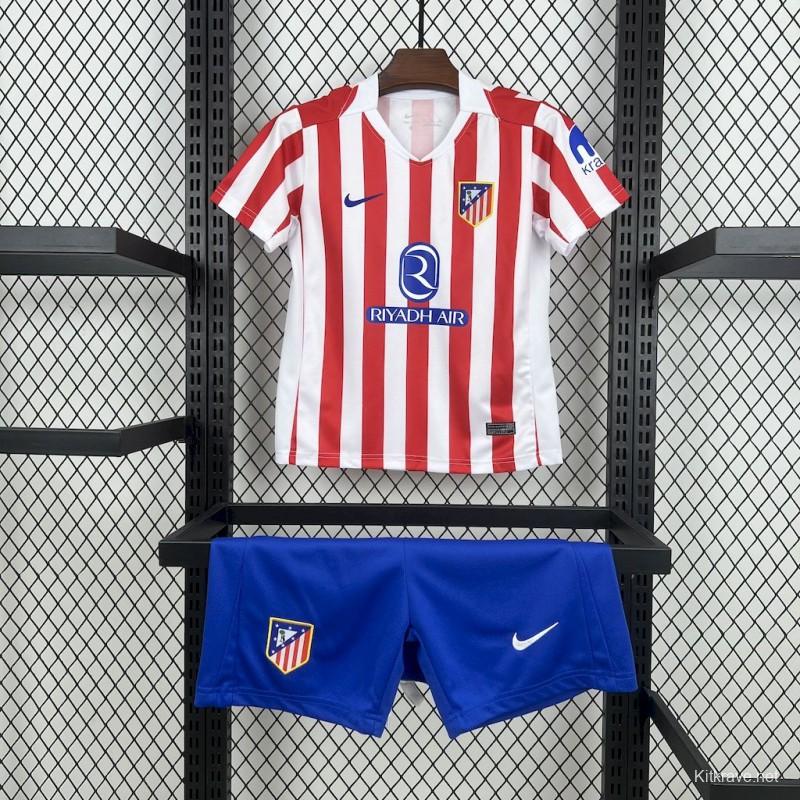 2025/26 Kids Atletico Madrid Home Jersey