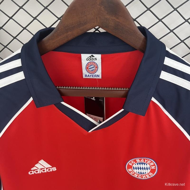 00/01 Retro Bayern Munich Home Jersey