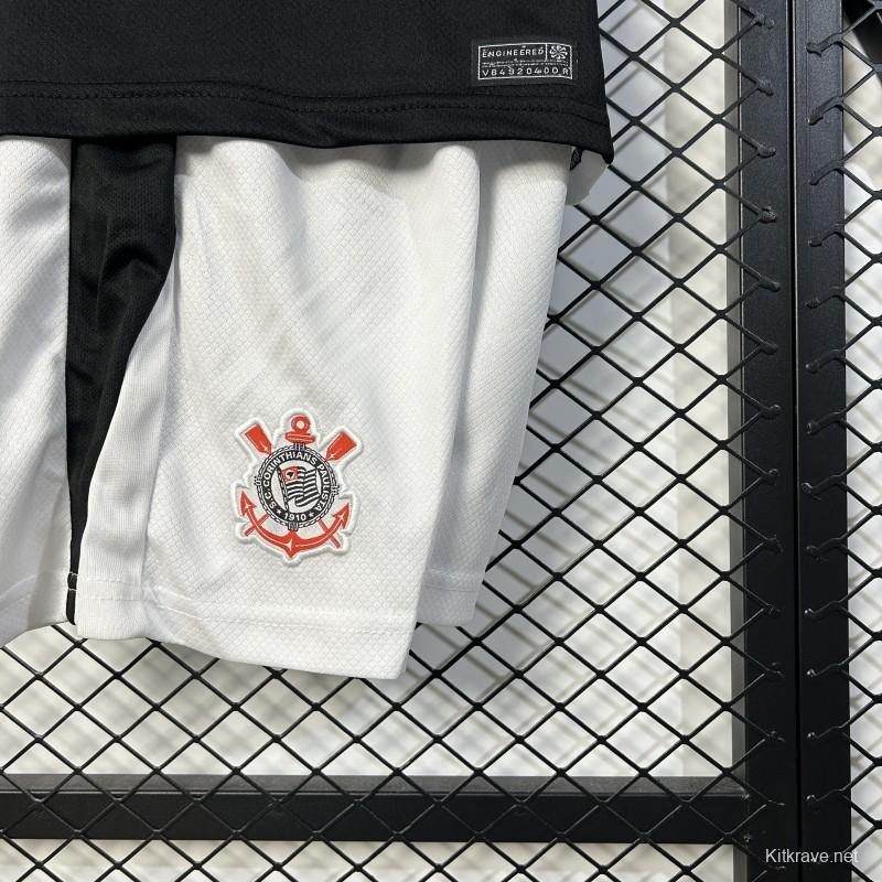 25/26 Kids Corinthians Home Size 16-28 Jersey