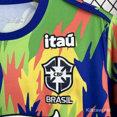 2025 Brazil Rainbow with Camouflage Pattern Jersey