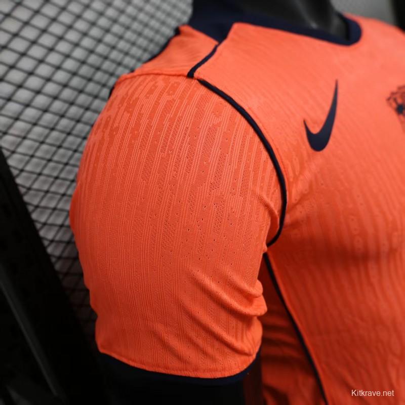 Player Version 25/26 Barcelona Third  Orange Jersey
