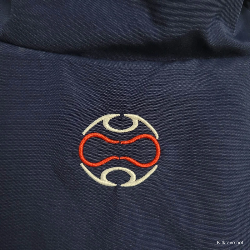 2025 France Jacket Blue/White Stripe Windbreaker