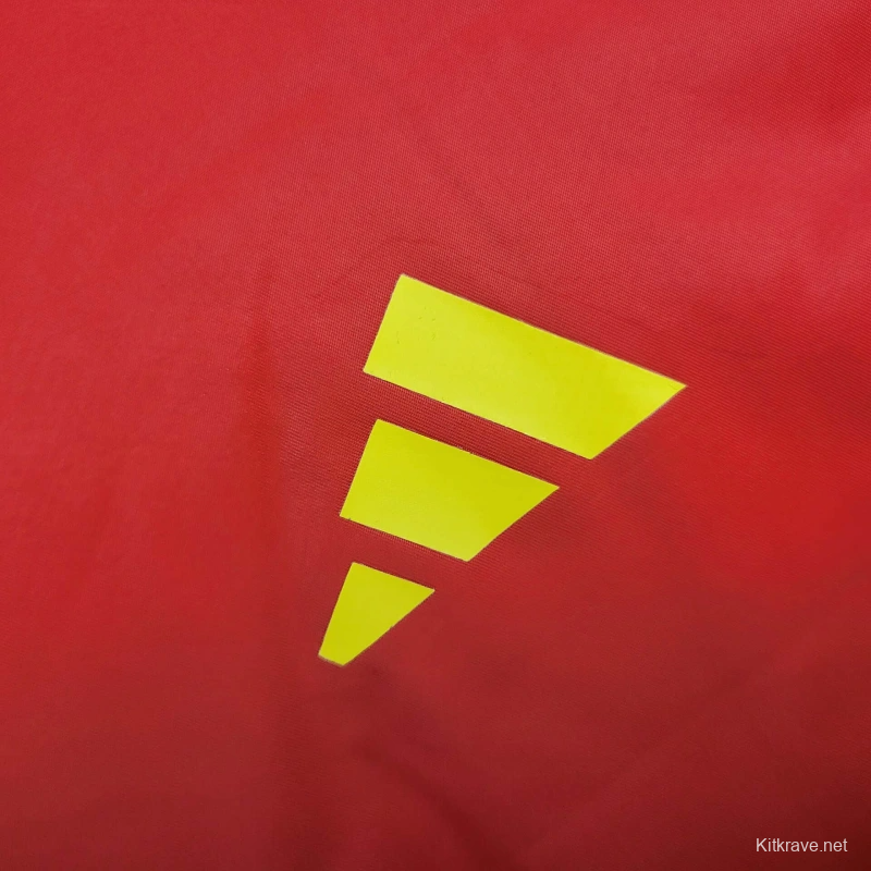 2025 Spain Jacket Red Windbreaker