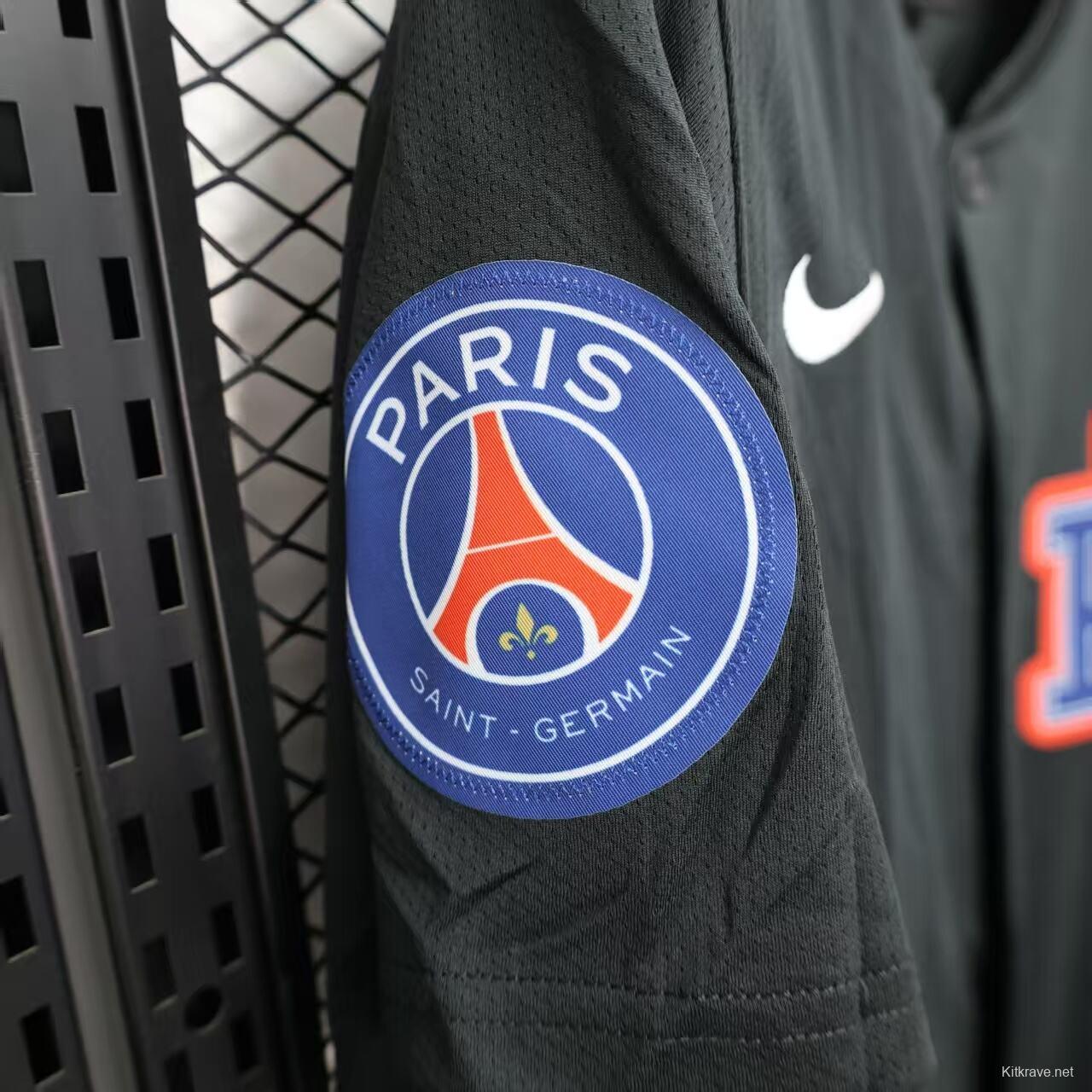 25/26 PSG Baseball Black Special Jersey