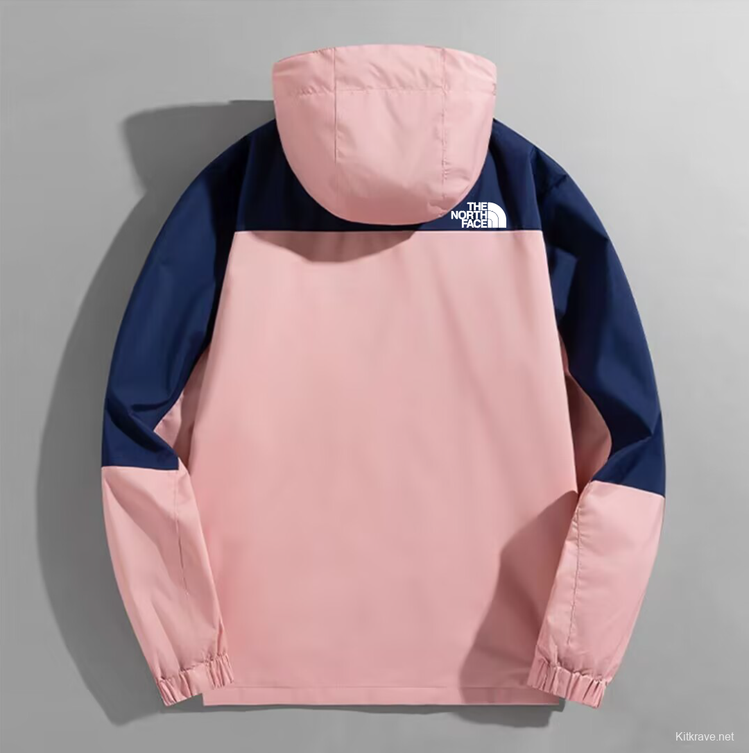 2025 The North Face Pink/Black Waterproof Jacket 0085
