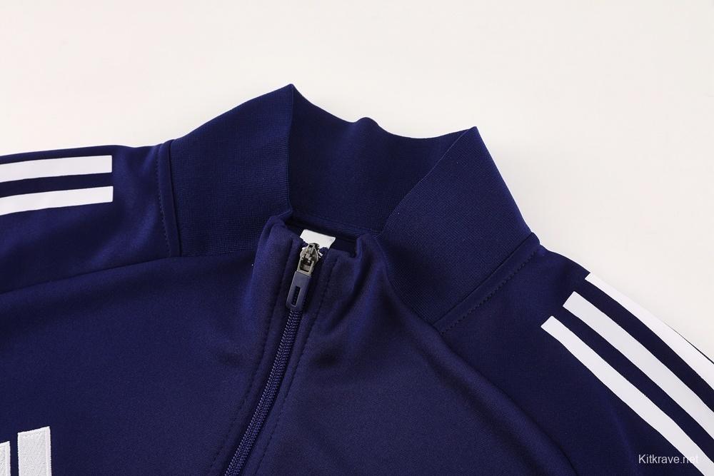 2025 Adidas Navy Full Zipper Jacket + Long Pants