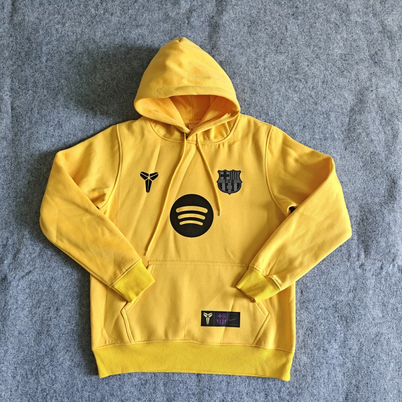 25/26 Barcelona Fleece-lined Kobe Fleece-lined hoodie 9 Colors