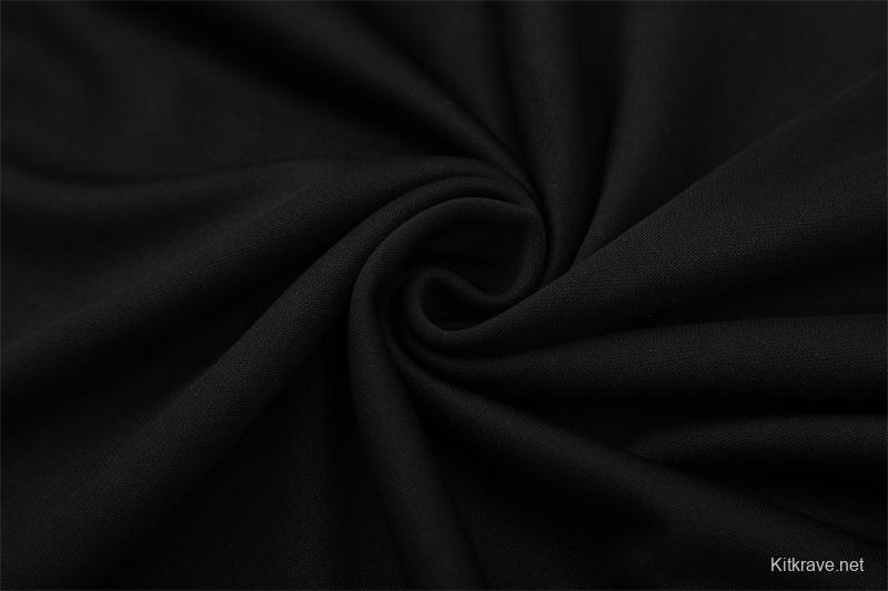 Retro 11/12 Real Madrid Black Half Zipper Jacket