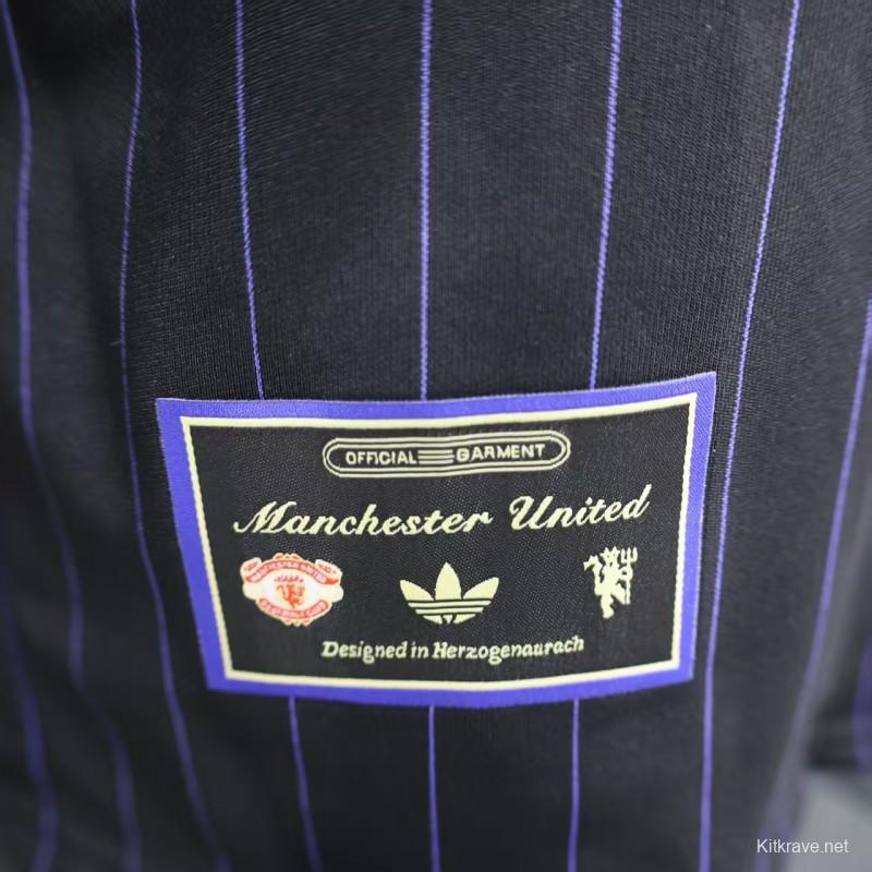 Player Version 25/26 Manchester United Black Casual Jersey