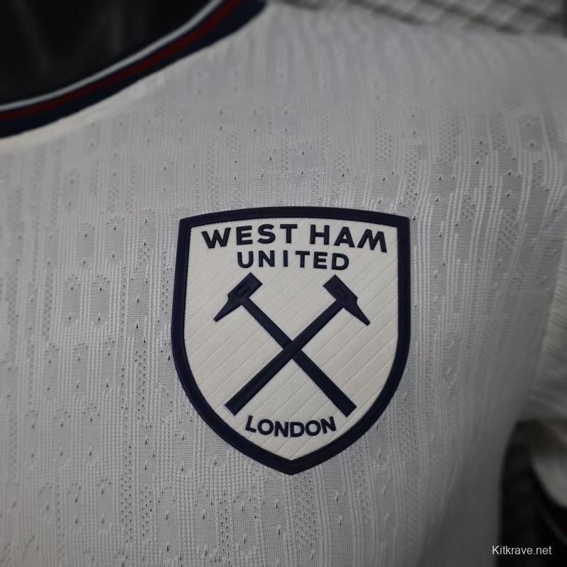 Player Version 25/26 West Ham Away Jersey