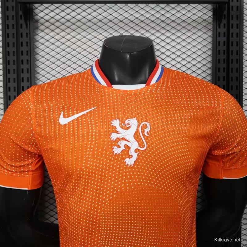 Player Version 2025 Netherlands Home Jersey