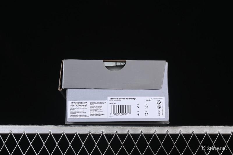 Puma The Open Product x Balenciaga Speedcat Low-Top Lifestyle Casual Shoes - 406519-03