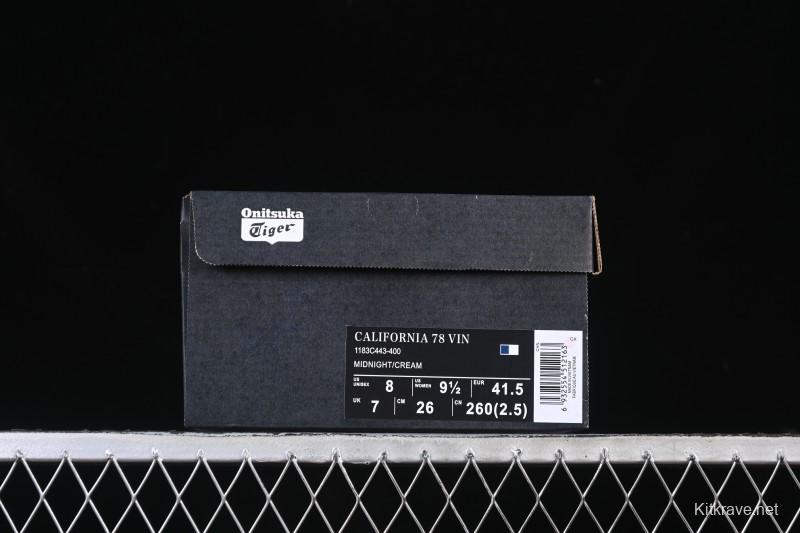 Onitsuka Tiger EDR 78 Comfortable Versatile Slip-Resistant Low-Top Running Shoes - 1183C443-400