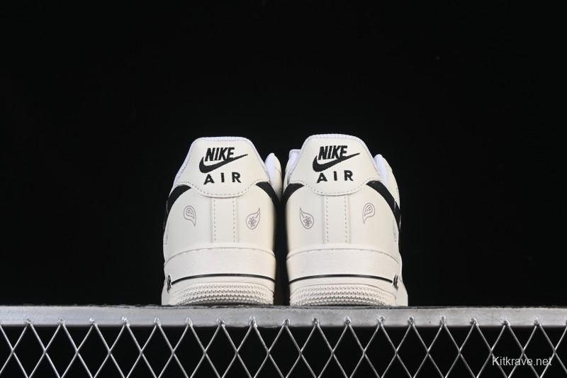 Nike Air Force 1 '07 Low Casual Sneakers in White Black - ZH0318-128