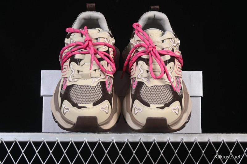 Adidas GG-CC Star Same Style Lace-up Hollow Crystal Sole Chunky Sneakers - G25X3232B