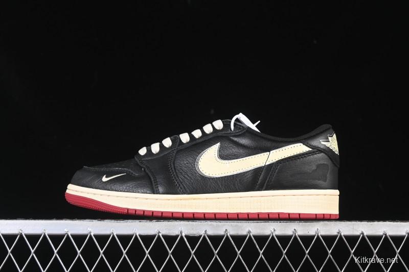 Nike Nigel Sylvester x Air Jordan 1 Low Casual Lifestyle Sneakers - IB8958-001
