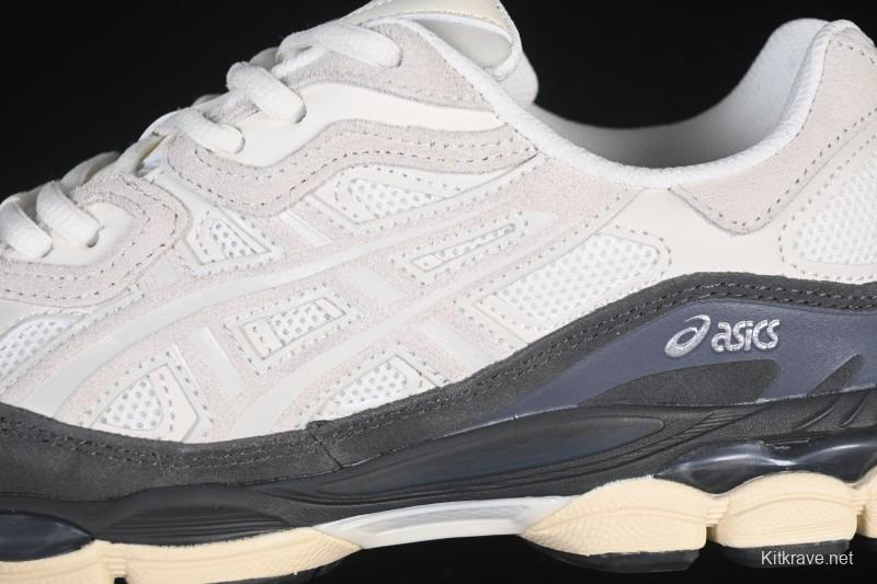 Asics Gel-NYC Retro Running Shoes with Breathable Mesh and Suede Upper - 1203A383-111
