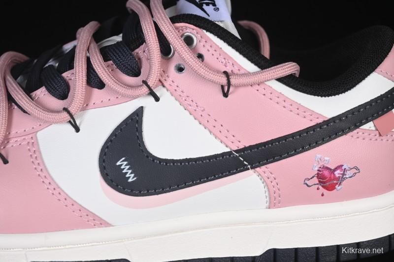Nike SB Dunk Low Valentine's Day Strap Anniversary High-End Custom Low-Top Casual Skate Shoes - PB0510-055