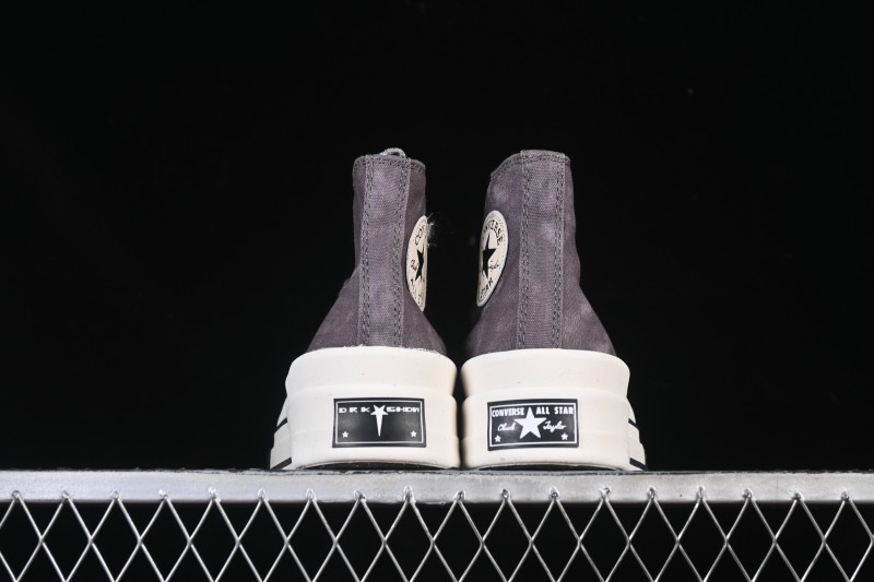 Rick Owens Drkshdw Converse Chuck 70 High Top Platform Canvas Sneakers - A06755C
