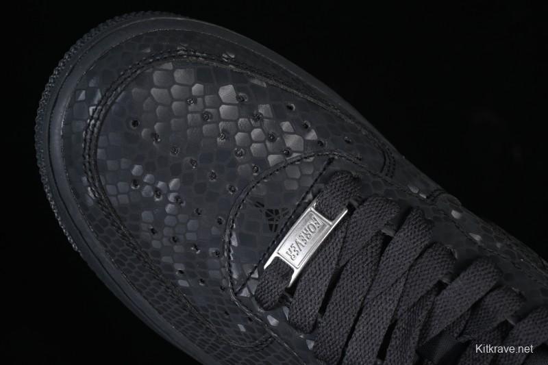 Nike Air Force 1'07 Low Casual Sneakers with Full-Length Air Cushion - IB0018-004