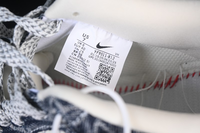 Nike Air Force 1 '07 Low LV Collaboration White Blue Casual Sneakers - YF9511-812