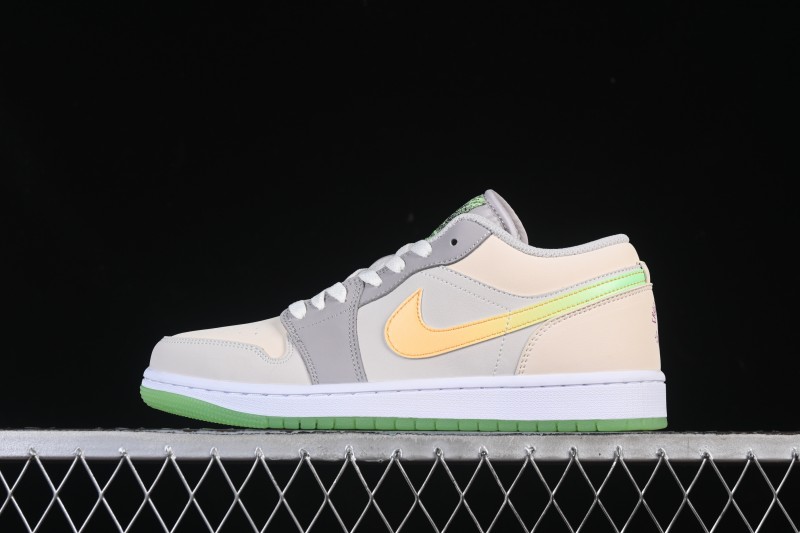 Nike Air Jordan 1 Low Tokyo Bio Hack Casual Sneakers - HQ2030-001
