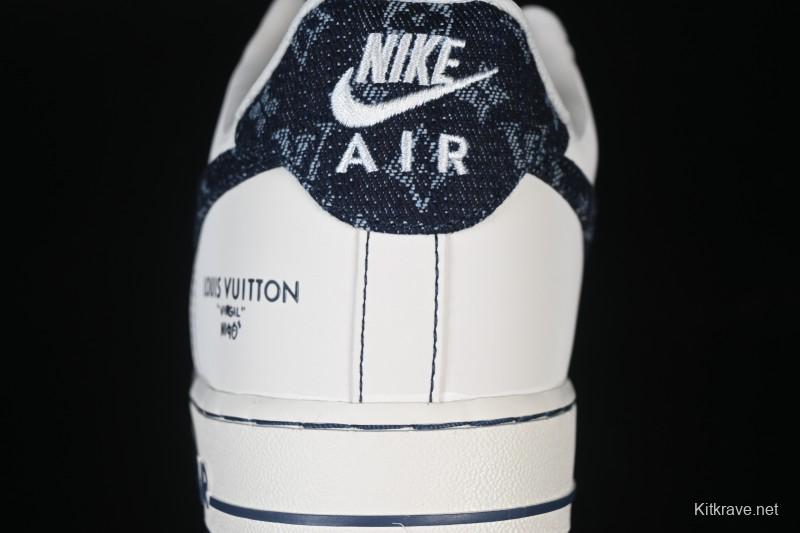 Nike Air Force 1 '07 Low LV Collaboration Denim Patchwork Casual Sneakers - SC0601-556