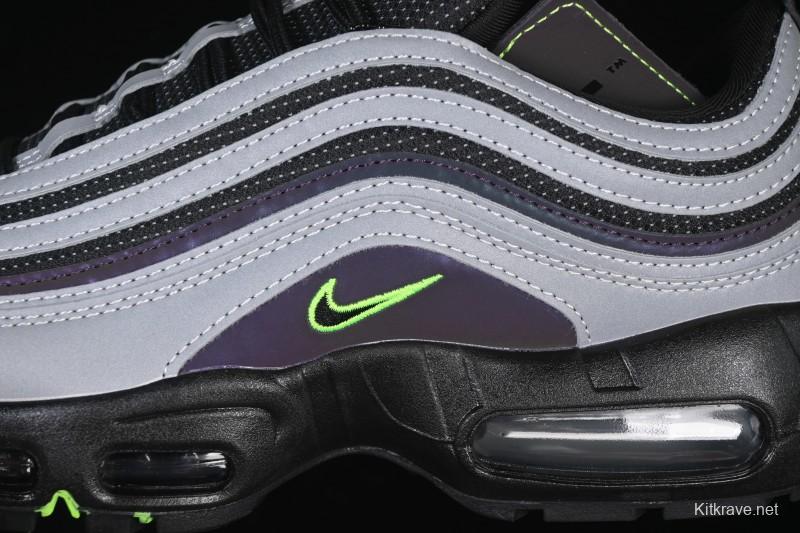 Nike Air Max 95/97 Thunder Retro Running Shoes with Full-Sole Air Cushion - IM2174-001