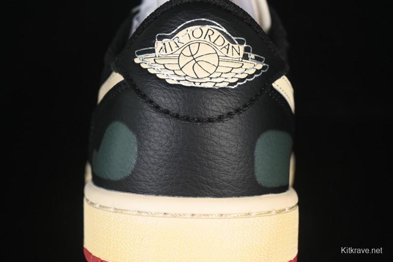 Nike Nigel Sylvester x Air Jordan 1 Low Lifestyle Casual Sneakers - IB8958-001