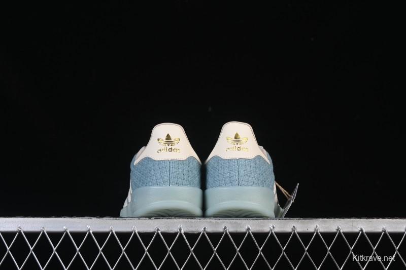 Adidas Originals Gazelle Indoor Retro Casual Slip-Resistant Wear-Resistant Low-Top Skate Shoes - JR8852