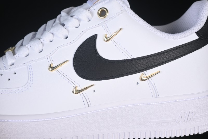 Nike Air Force 1'07 Low Four Hook Black White Casual Sneakers - ZH0316-113