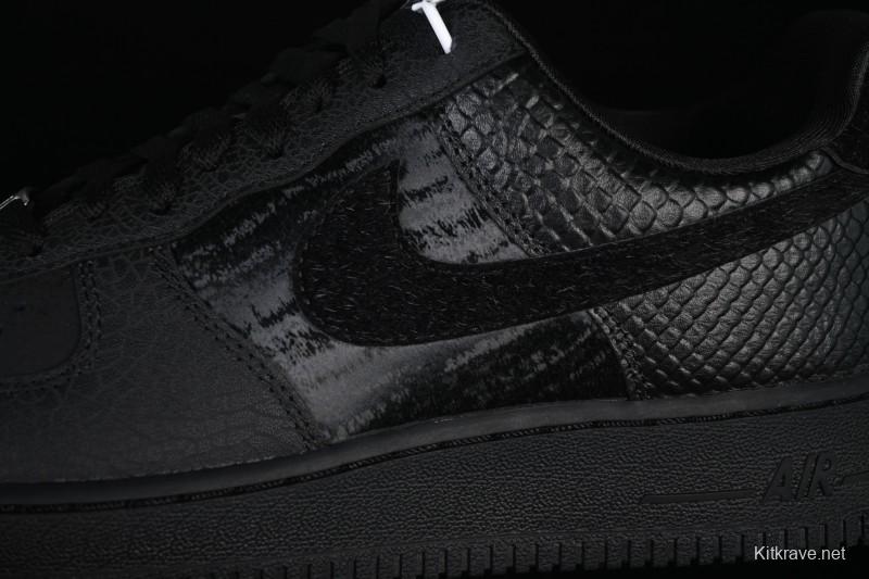 Nike Air Force 1'07 Low Casual Sneakers with Full-Length Air Cushion - HQ1977-001