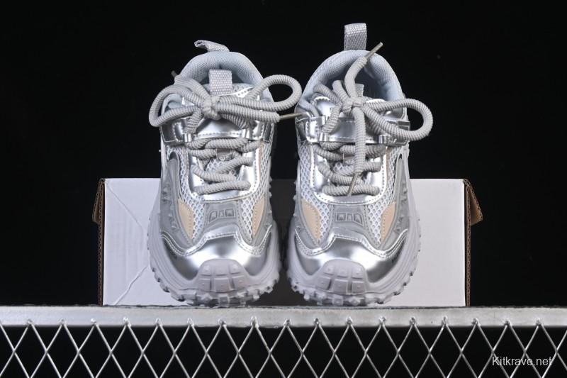 Balenciaga Silver Anti-Slip Casual Kids Shoes - J.C3