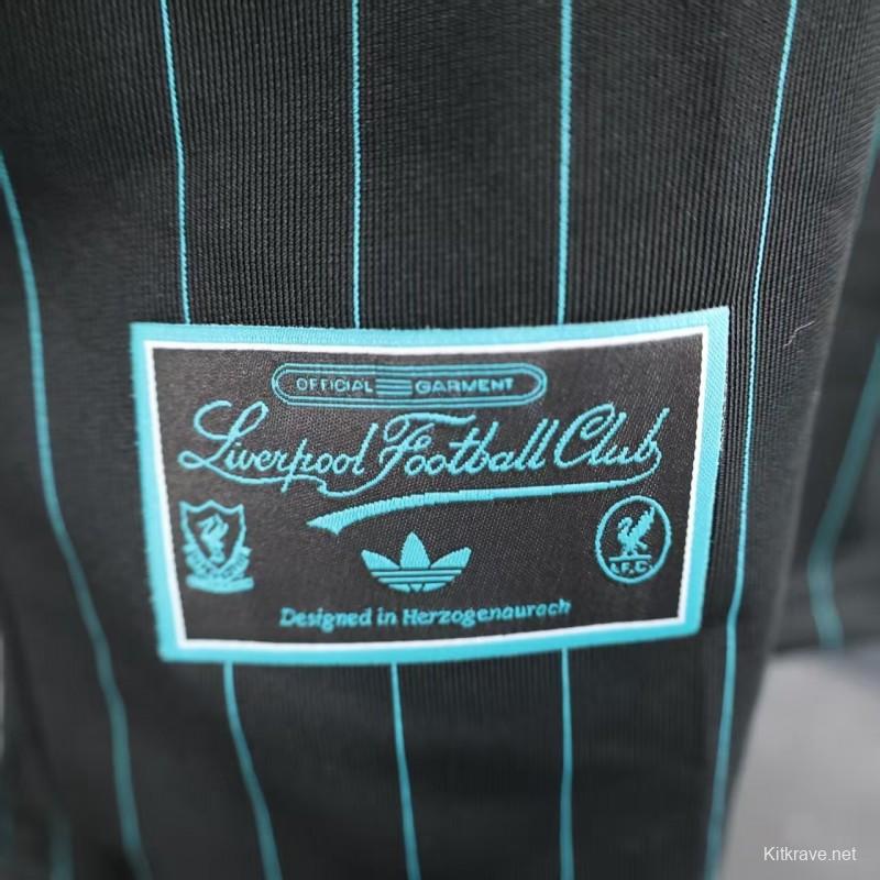 Player Version 25/26 Liverpool Black Adidas Original Casual Jersey