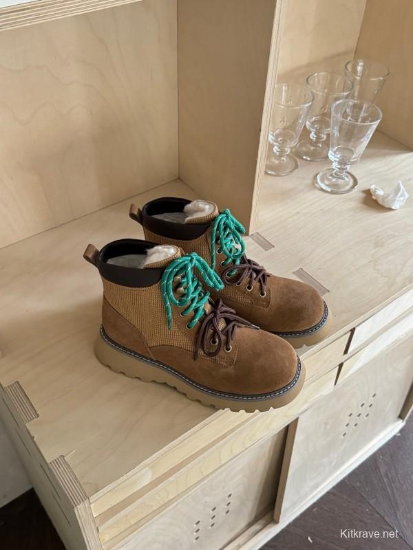 Agoge Autumn Winter New British Style Ankle Boots Martin Boots - KFY00