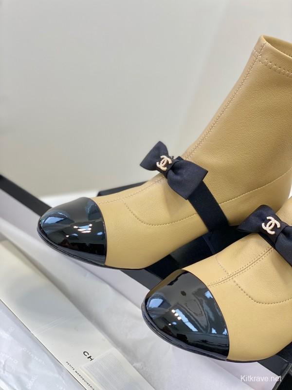 Chanel 2025/SS Bow Mary Jane Ankle Boots - LY00320