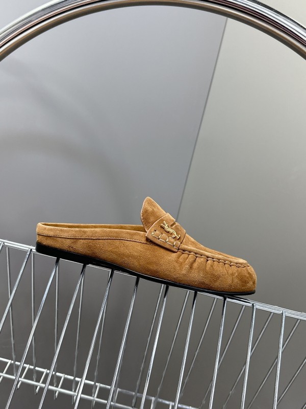 Saint Laurent 2025/SS Classic Loafer Mule Flats - KFY00320
