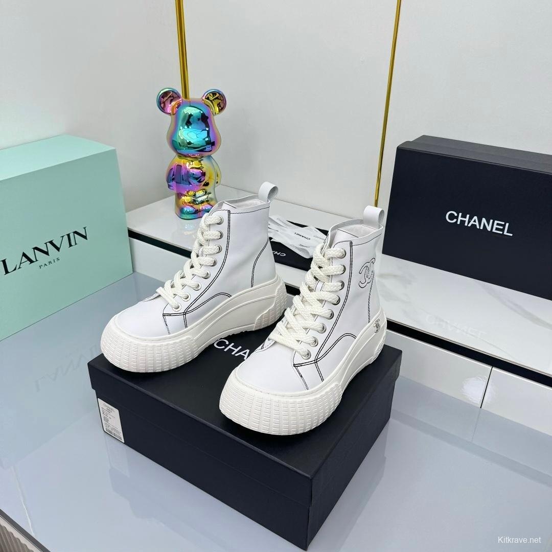 Chanel 2025 SS Short Boots Essential Fall Winter Fashion Item - LY00380