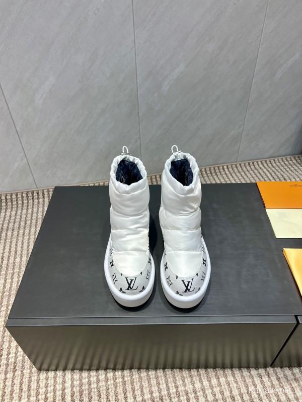 Louis Vuitton Fall/Winter 2025 Snow Boots Round Toe Thick Sole - KFY00310